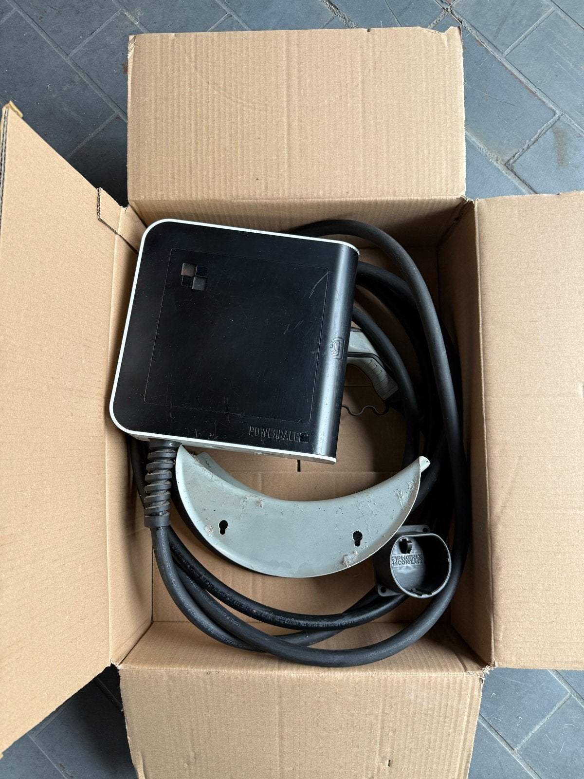 Powerdale Laadpaal Muurbevestiging 22kW 3-fase 7m kabel +app, Ophalen of Verzenden, Gebruikt, Laadpaal