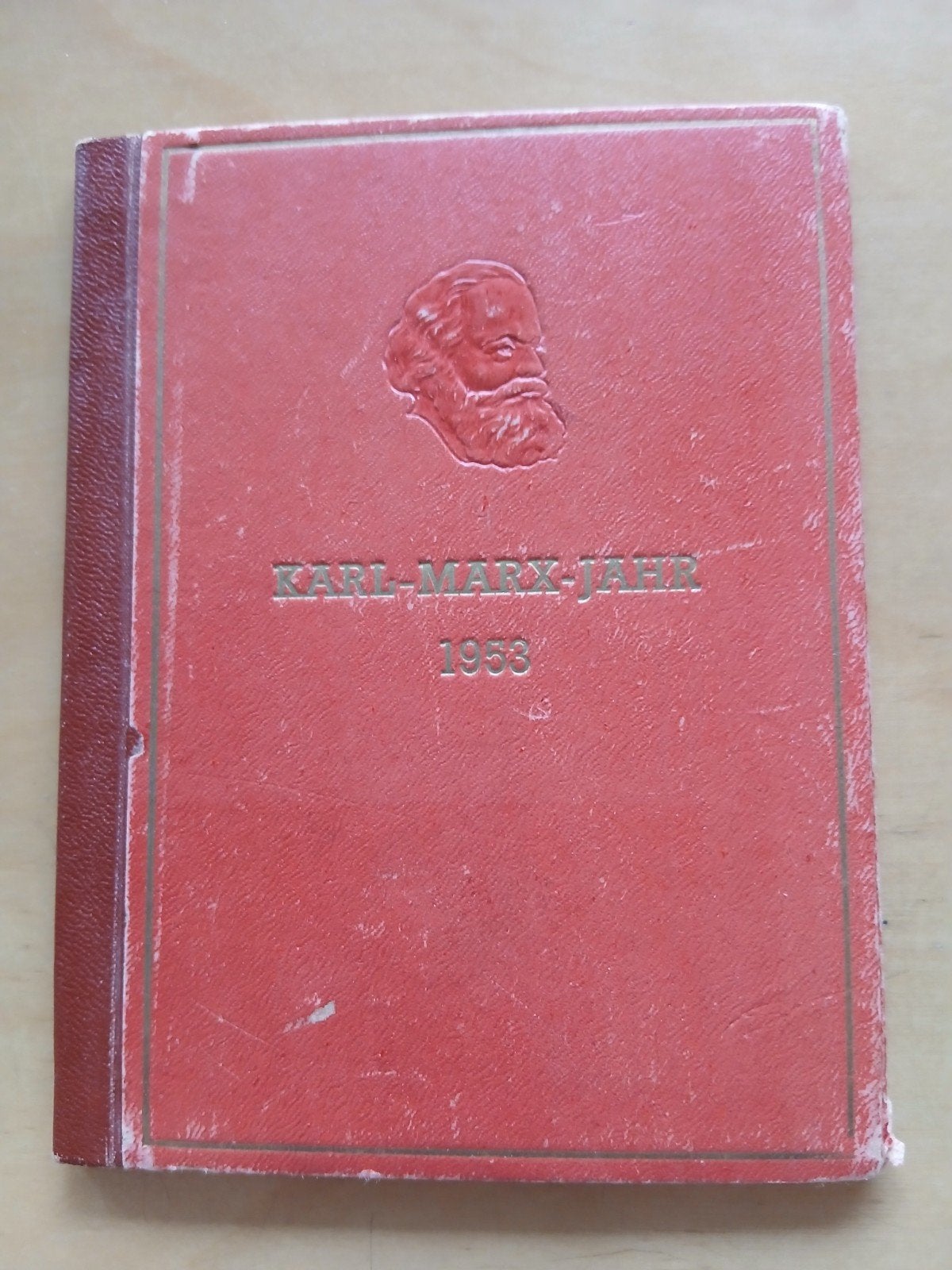 Karl-Marx-Jahr 1953 - DDR uitgave met ingedrukte postzegels, Verzenden, Gelezen, Karl Marx, Europa overig