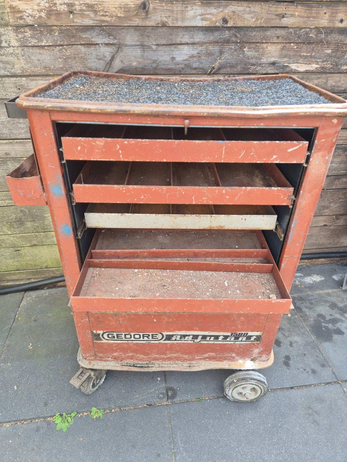 Gereedschap trolley/ kar, Ophalen