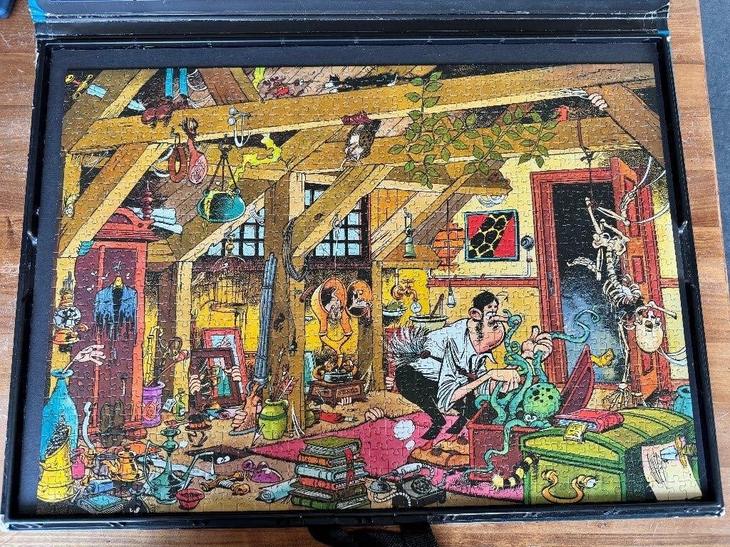 Jan van Haasteren - De vrijgezel 1000 stukjes, Ophalen of Verzenden, 500 t/m 1500 stukjes, Zo goed als nieuw, Legpuzzel