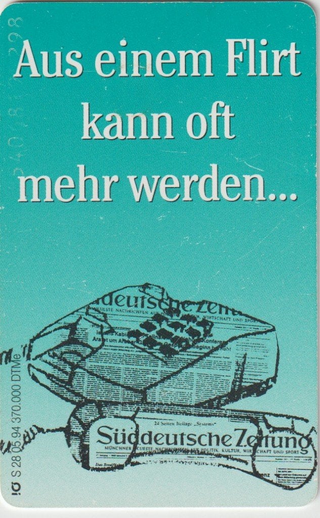122- Duitsland  *S 28  25.94, Verzamelen, Telefoonkaarten, Ophalen of Verzenden