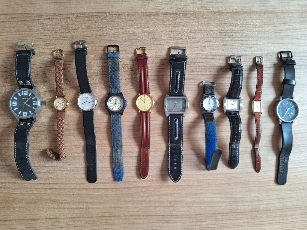 Heren en Dames horloges diverse merken, Ophalen of Verzenden, Gebruikt, Staal, Overige merken