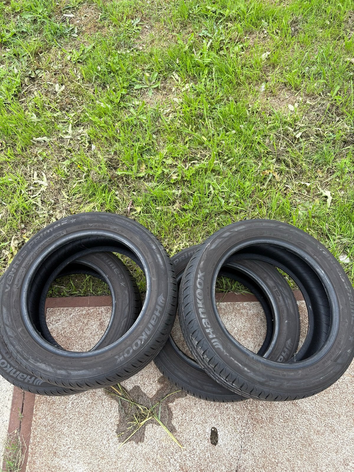 Set van 4 Hankook Ventus Prime 2 zomerbanden 195/55R16, Auto-onderdelen, Banden en Velgen, Ophalen, Gebruikt, 16 inch, Band(en)