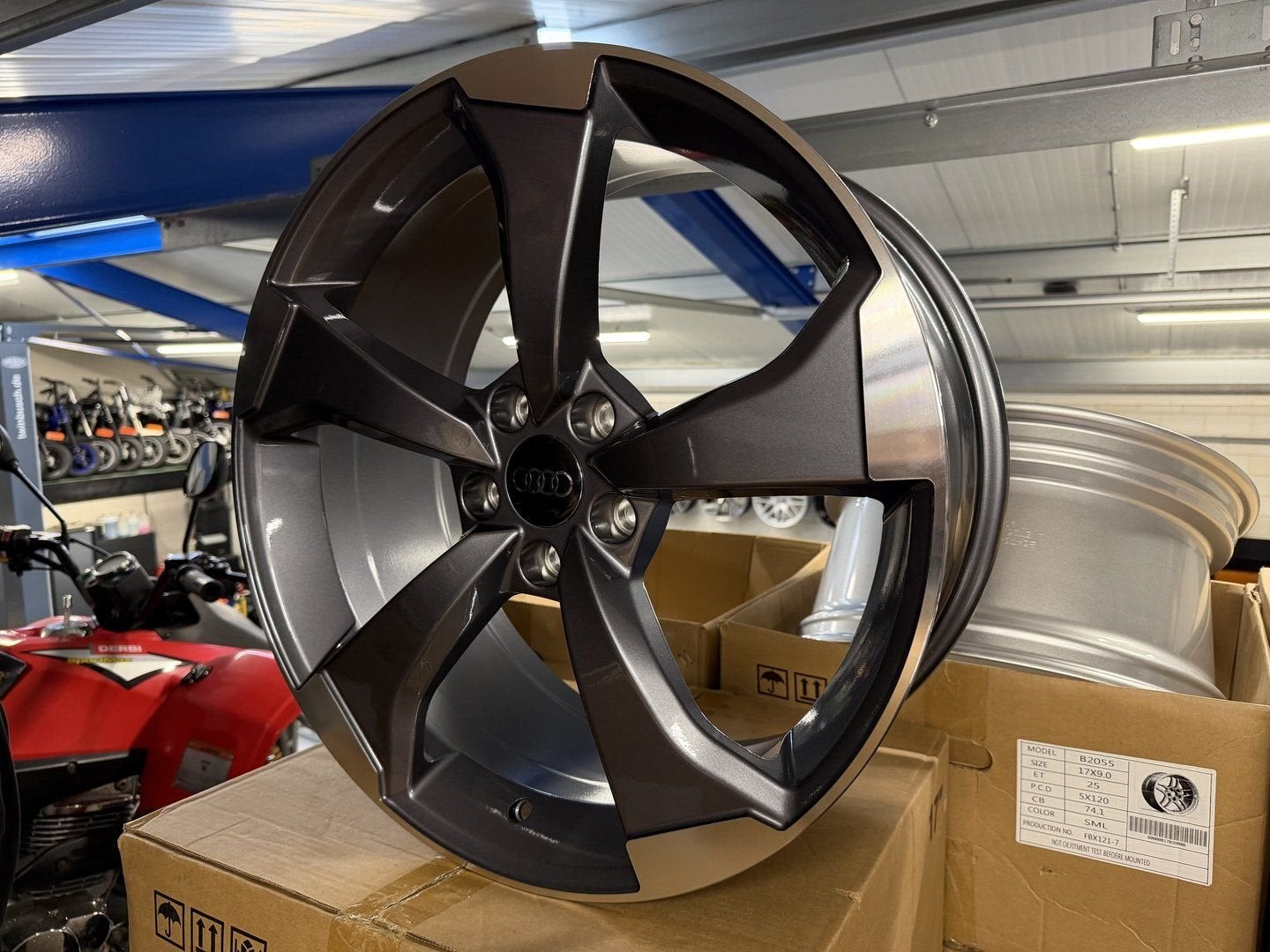NIEUW 19inch Audi VW Seat NEW Rotor Style Velgen 5x112, 19 inch, -, -, Banden en Velgen