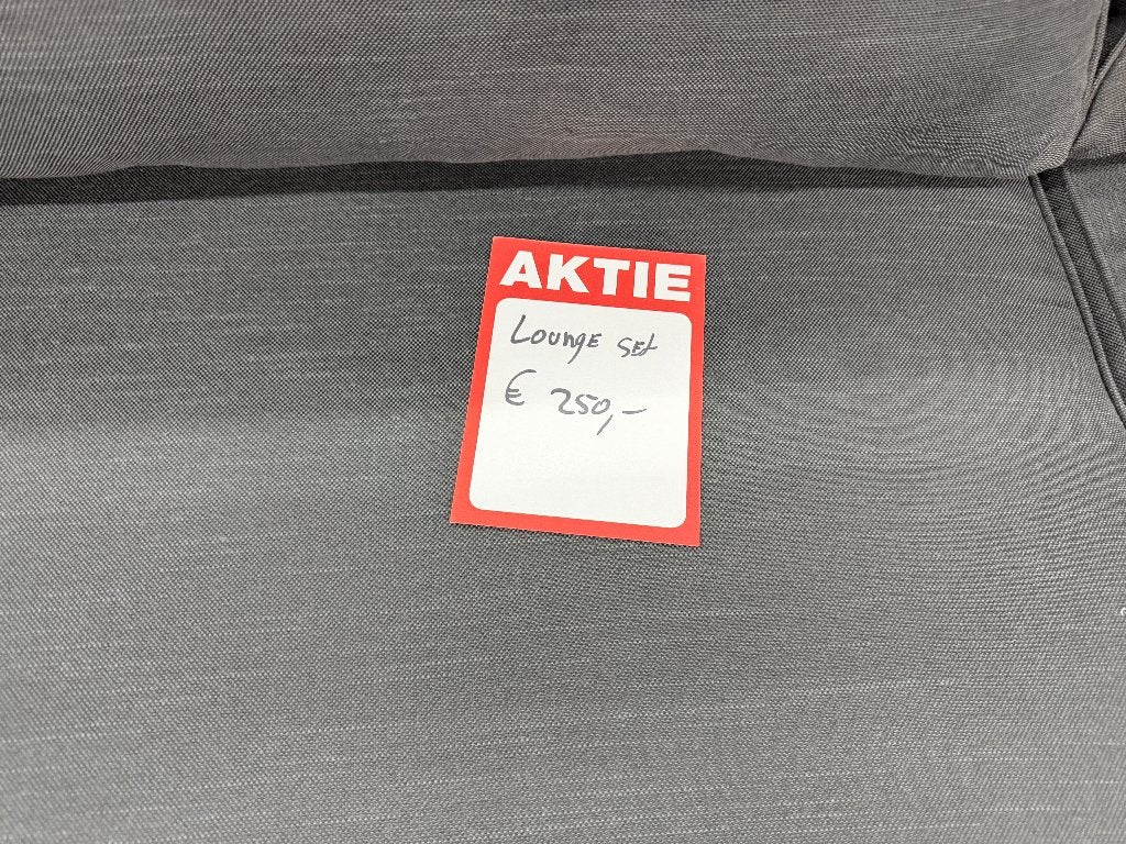 Wicker loungeset zwart NIEUWSTAAT, Ophalen, 4 zitplaatsen, Denza Furniture, NVT