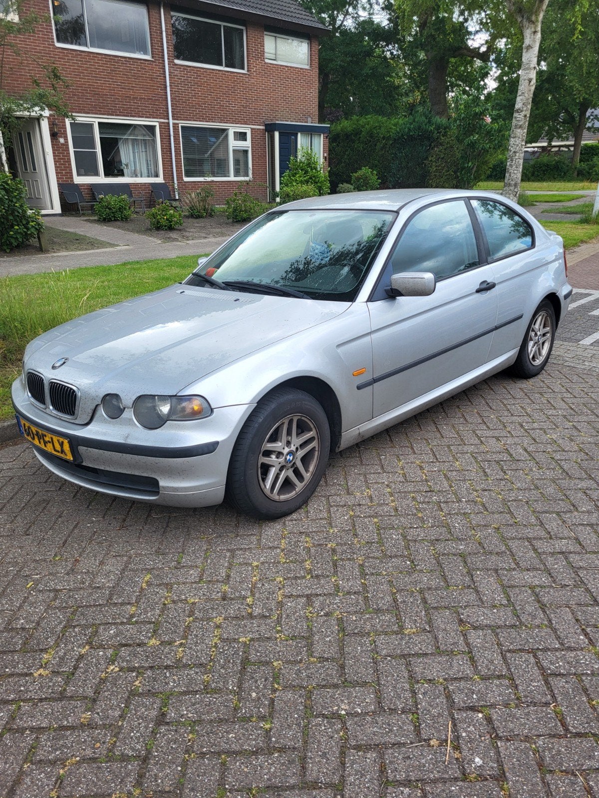BMW 3-Serie 2.0 TD 318 Compact 2004 Grijs, Auto's, Achterwielaandrijving, 1995 cc, 1370 kg, 4 cilinders