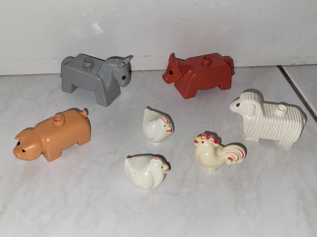 Duplo vintage boerderij dieren, Gebruikt, Ophalen of Verzenden, Duplo, Duplo