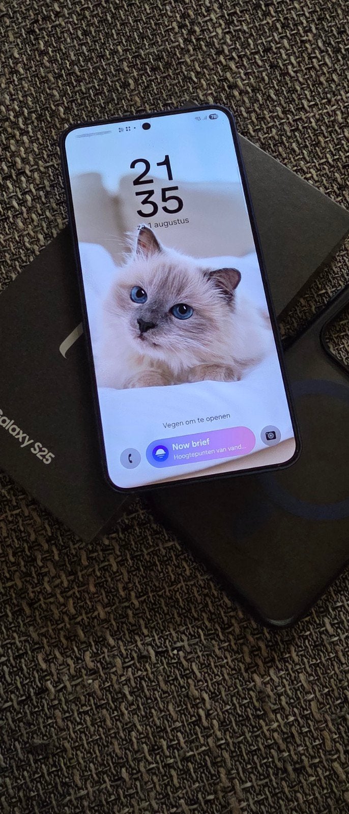 Samsung Galaxy S25 5G 128GB als nieuw Vaste prijs, Ophalen of Verzenden, Zo goed als nieuw