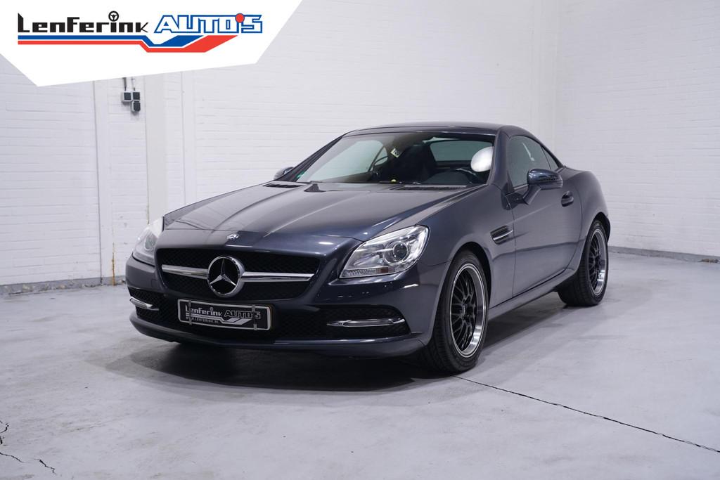 Mercedes-Benz SLK-klasse 200 navigatie lederen-bekleding sto, Auto's, Mercedes-Benz, Euro 5, Gebruikt, Zwart, 4 cilinders