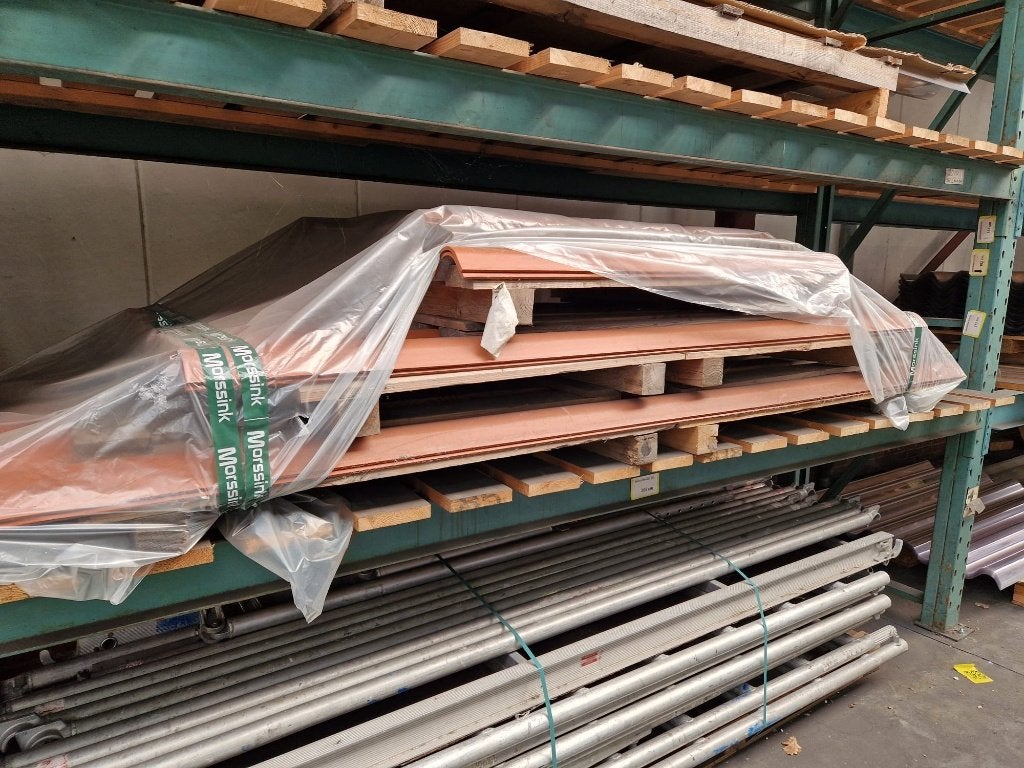Restpartij Golfplaten Baksteenrood Diverse lengtes, Doe-het-zelf en Verbouw, Dakpannen en Dakbedekking, Kunststof, Nieuw, Ophalen of Verzenden
