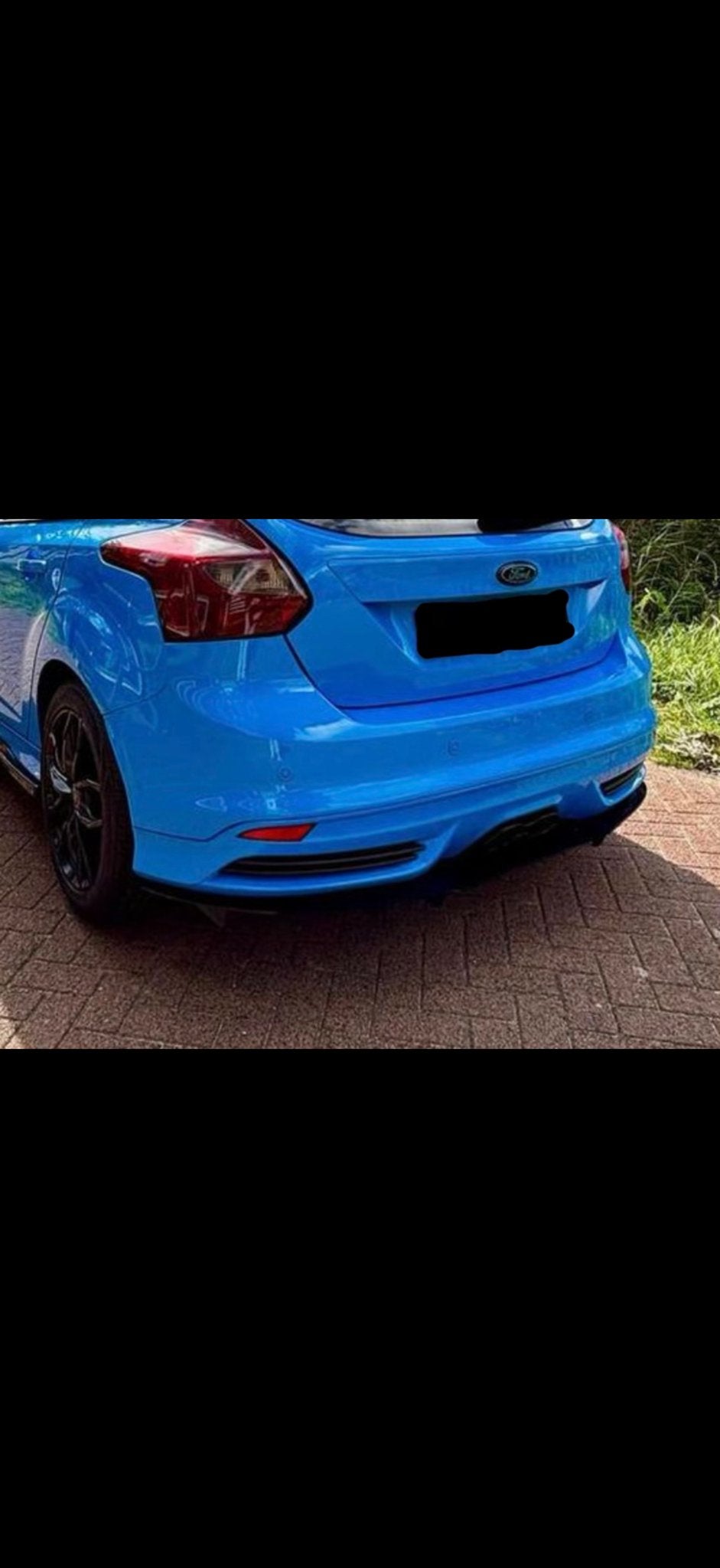 Ford Focus ST Achterbumper met Uitlaat Sierstuk MK3 (2011-20, Ophalen, Gebruikt, Ford