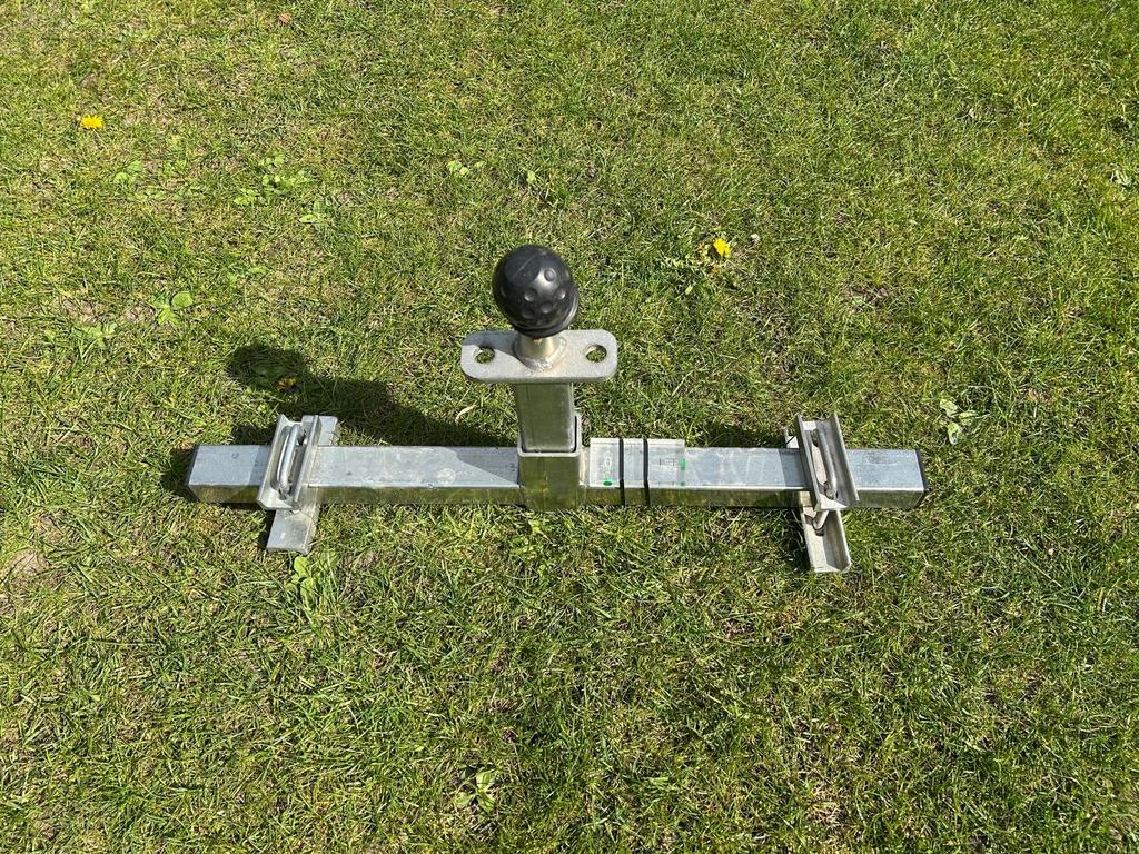 Fietsendrager dissel voor 2 fietsen - Caravan/Camper, Ophalen, 2 fietsen, Gebruikt, Fietsendrager-accessoire