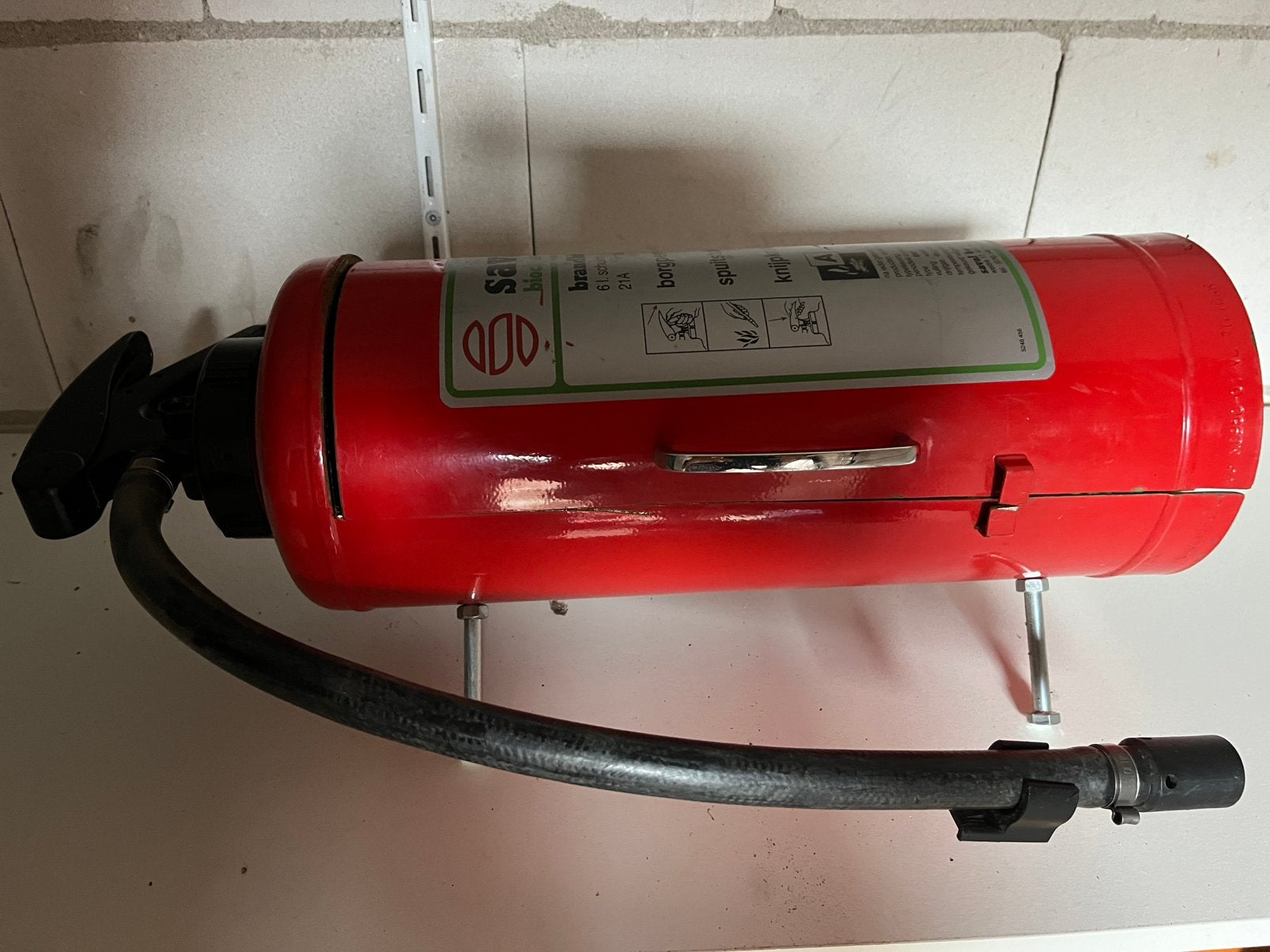 Bbq brandblusser, Ophalen of Verzenden, Zo goed als nieuw