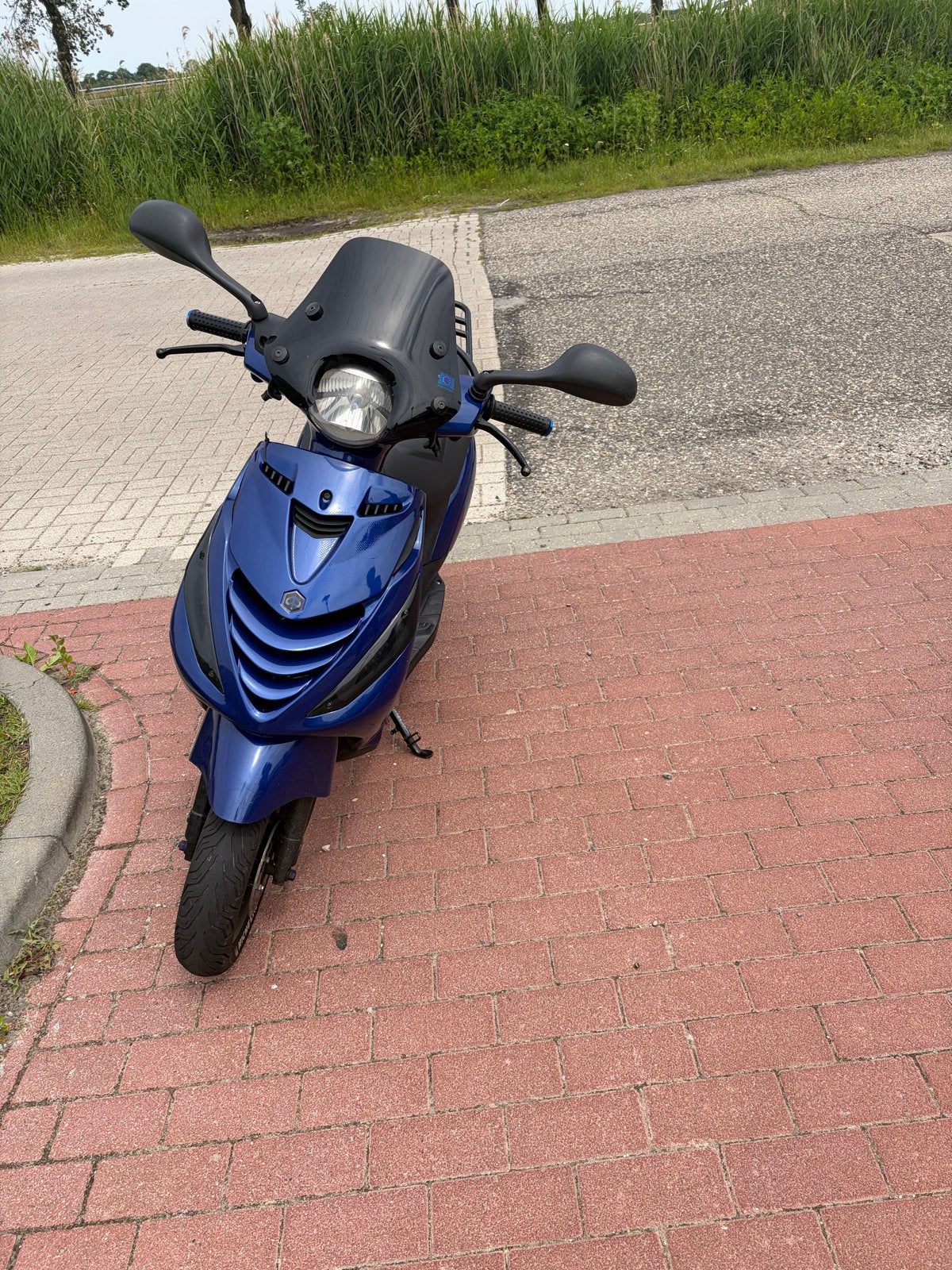 Piaggio Zip Scooter - Blauw, Goed Onderhouden, Gebruikt, Maximaal 45 km/u, Zip, Ophalen of Verzenden