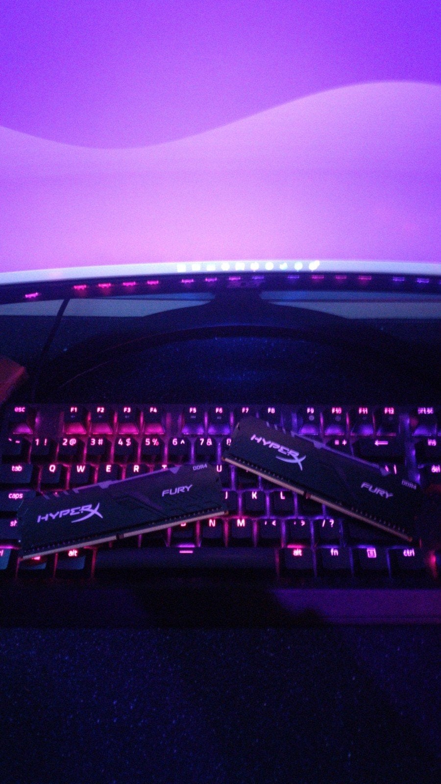Kingston HyperX fury DDR4 2x 8GB, Computers en Software, Ophalen, DDR4, Zo goed als nieuw, Desktop