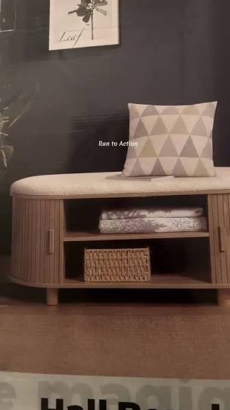 Stijlvolle Hall Bench Fauteuil met Opbergruimte, Ophalen, Overige kleuren, Zo goed als nieuw, Eén