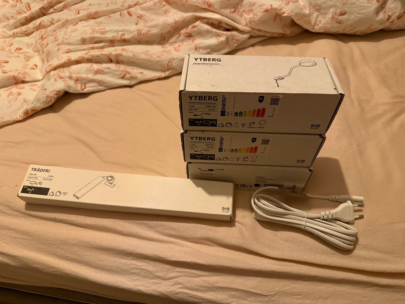 IKEA YTBERG LED verlichting + TRÅDFRI driver – Nieuw in doos, Ophalen of Verzenden, Nieuw, IKEA
