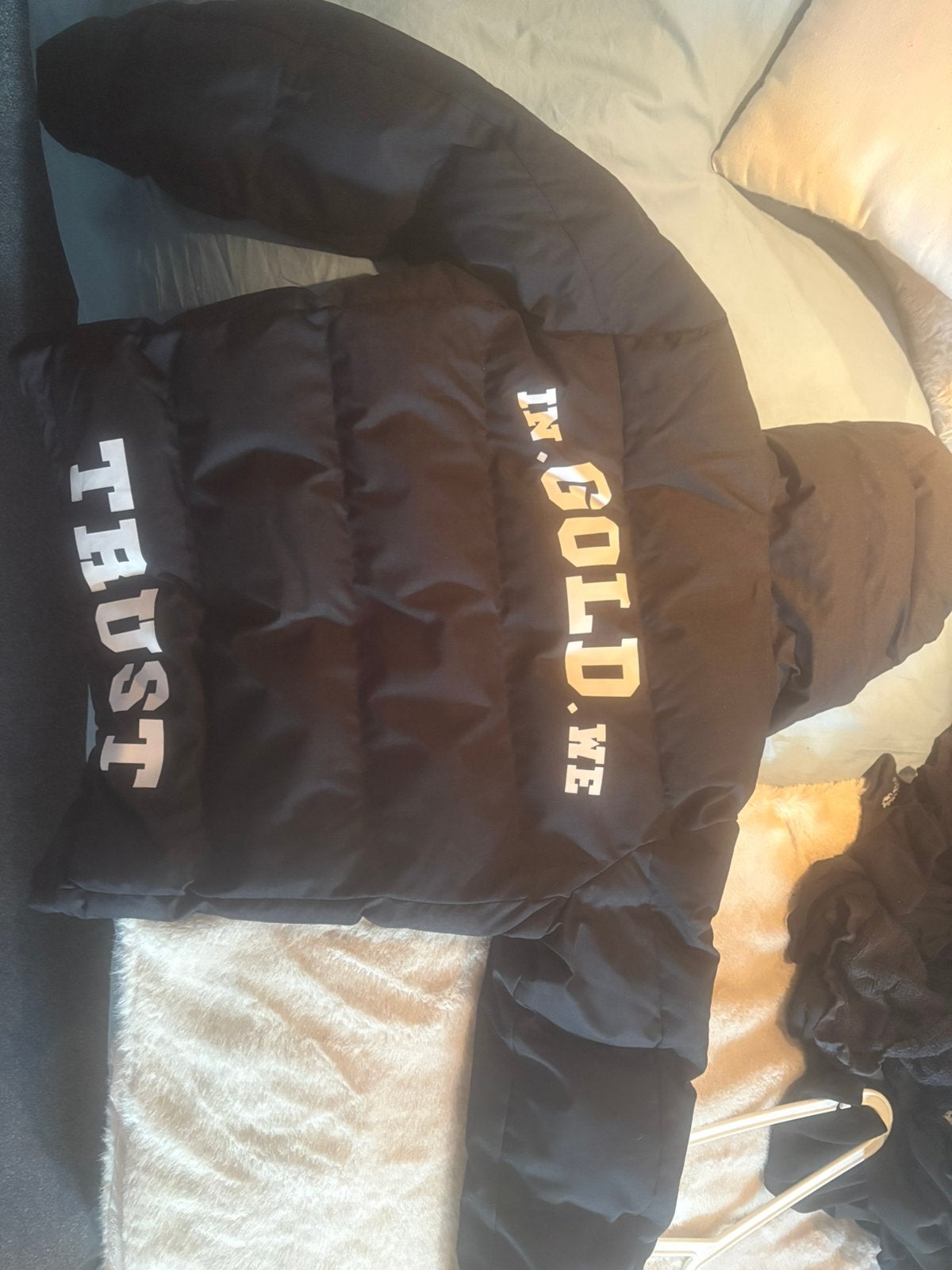 Gold we trust winterjas maat m, Ophalen of Verzenden, Zo goed als nieuw, Zwart