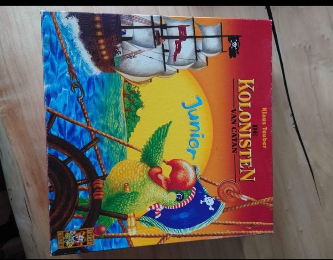 De Kolonisten van Catan Junior - Bordspel, Een of twee spelers, Ophalen of Verzenden, Gebruikt, Klaus Teuber