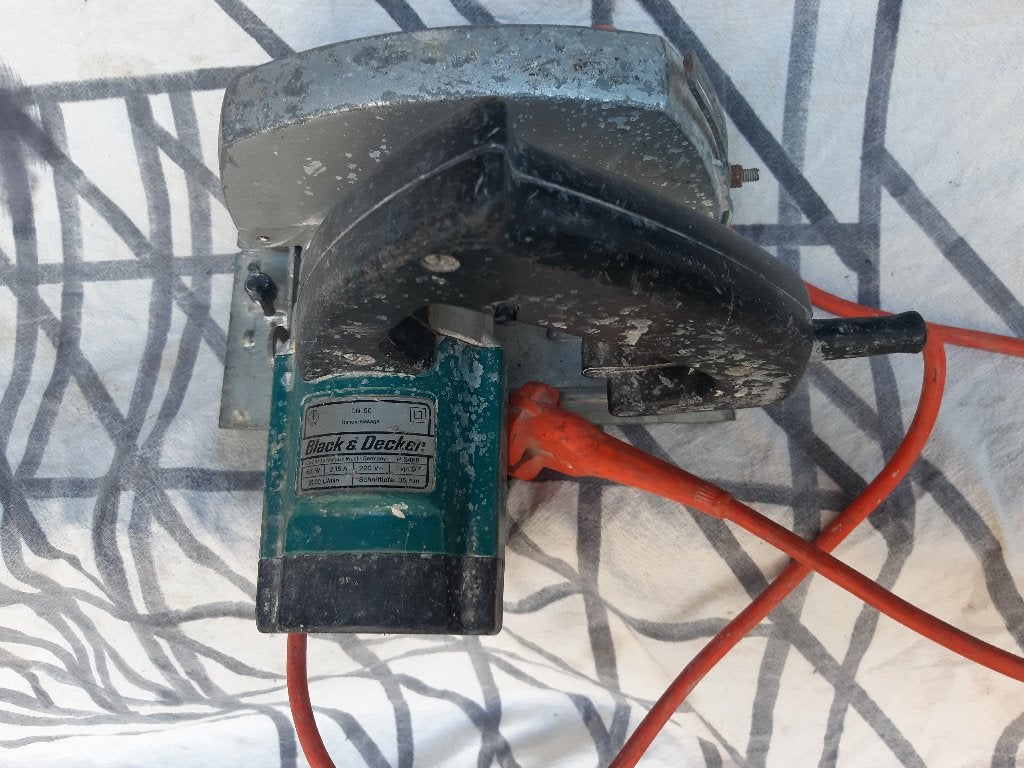 Black & Decker cirkelzaag P3489, Vintage, Degelijk  Product, Ophalen, Gebruikt, Cirkelzaag, Black & Decker cirkelzaag