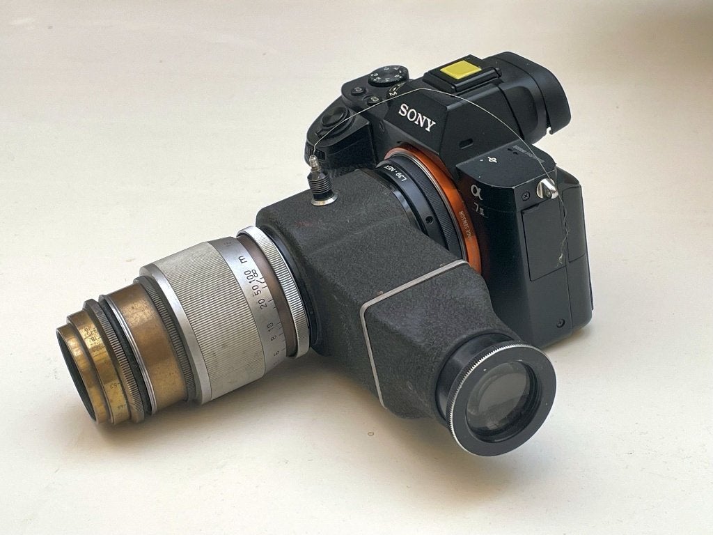 Leica Leitz Hektor 4.5/13.5cm set (met ZOOAN en Kilfitt), Ophalen of Verzenden