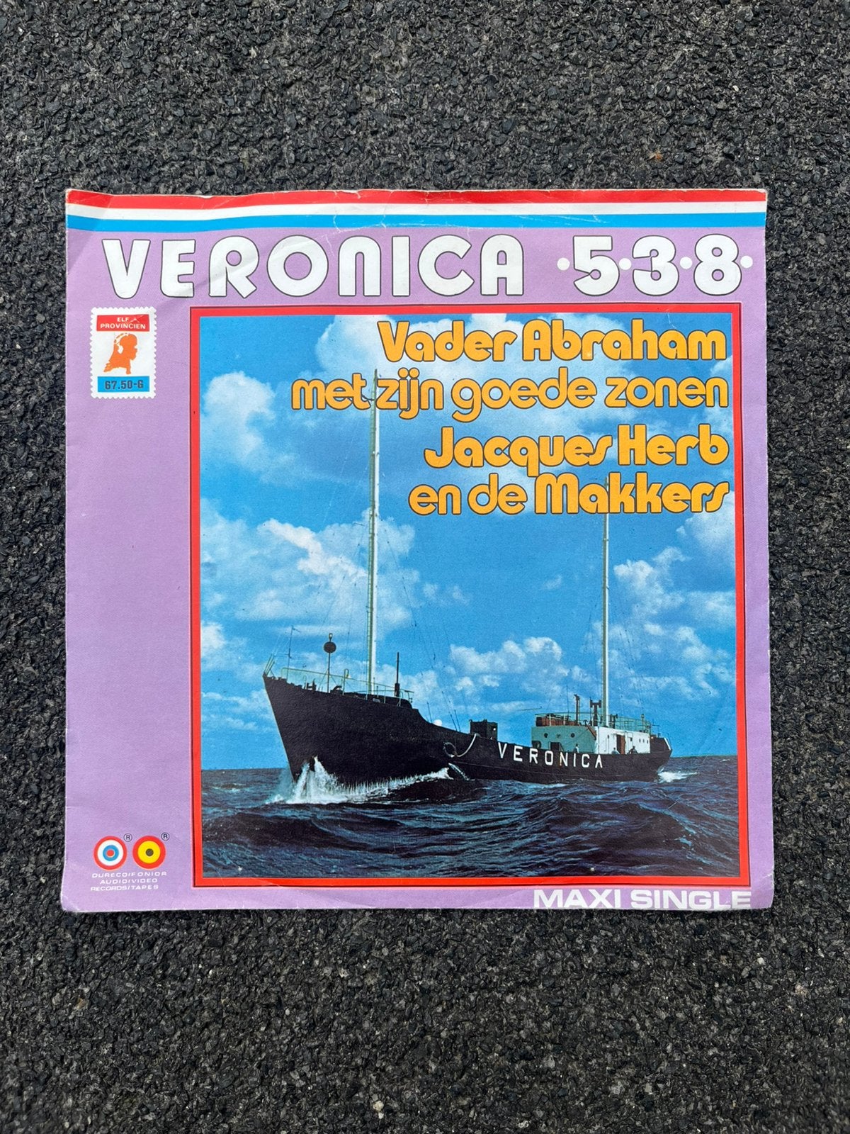Veronica 538 - Vader Abraham met zijn goede zonen (1972), Gebruikt, Pop, Overige formaten, Ophalen of Verzenden