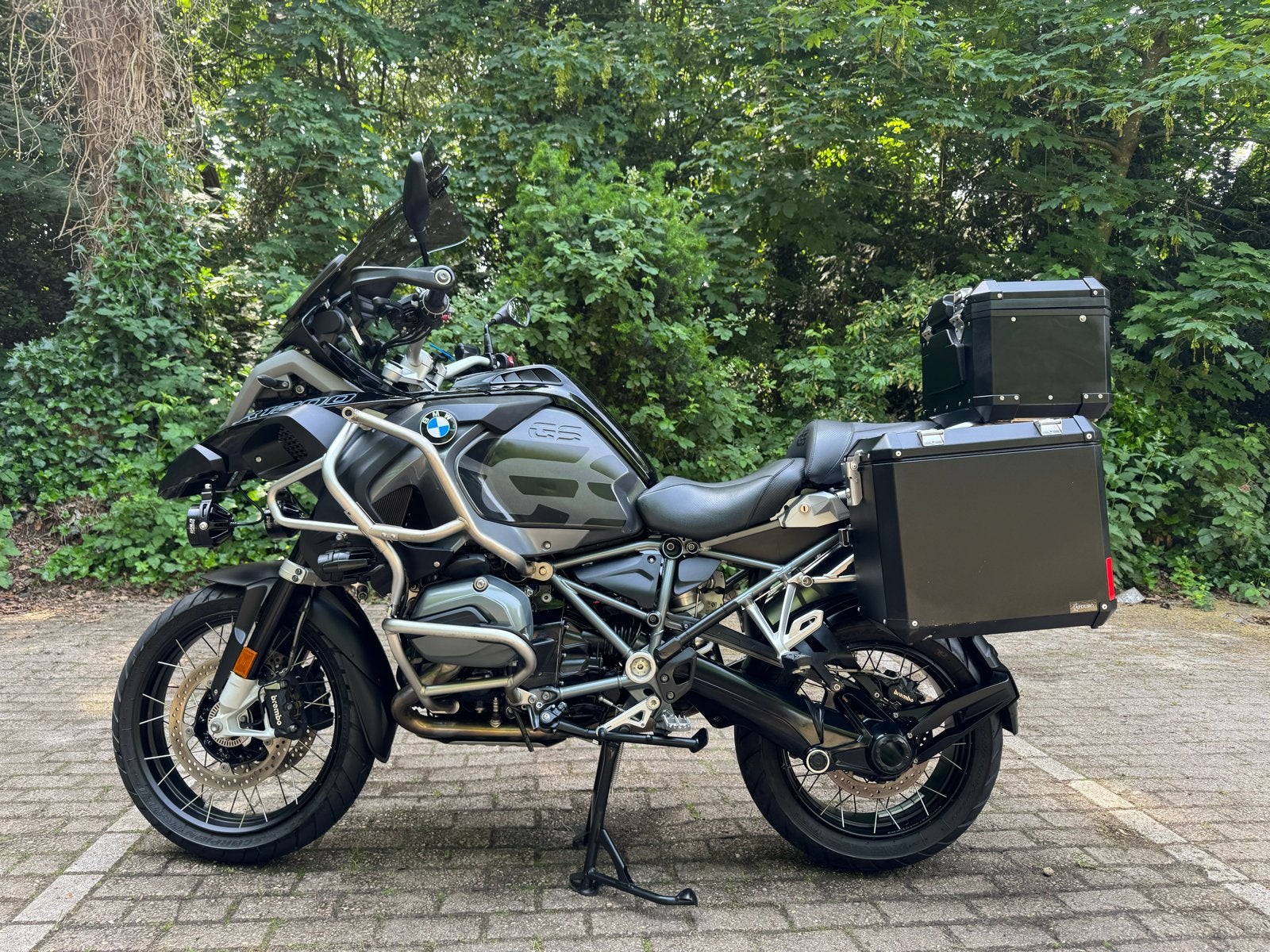 BMW R1200 GS Adventure 2017 Tripple Black, 2 cilinders, Motorrijbewijs A, Gebruikt, Particulier