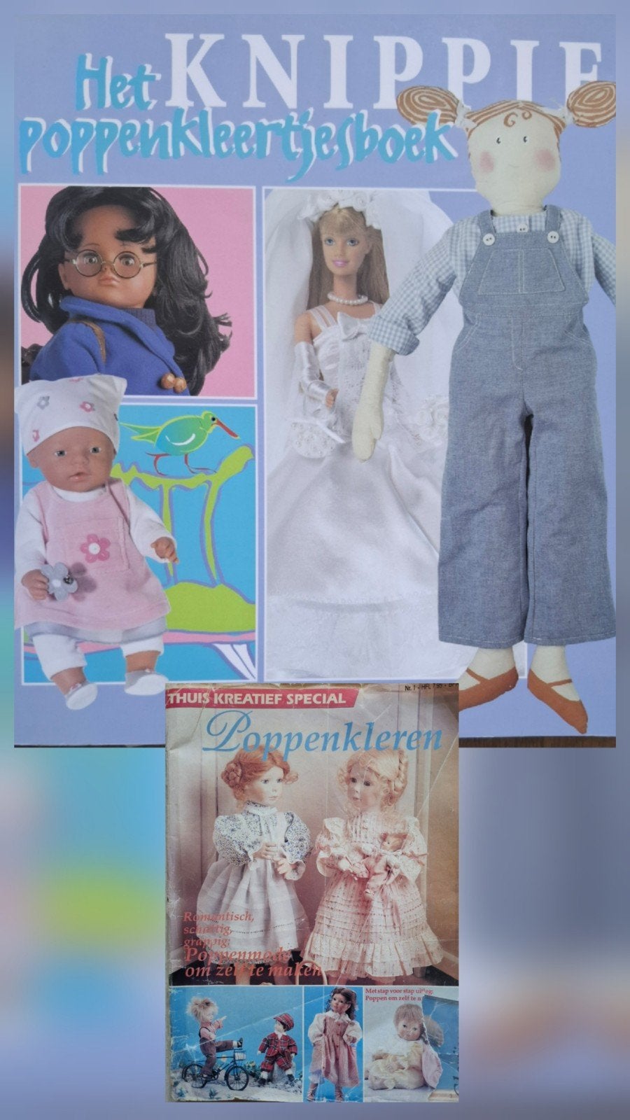 Knippie Popenkleertjes boek + GRATIS poppenkleertjesblad, Hobby en Vrije tijd, Kledingpatronen, Ophalen of Verzenden, Vrouw, Overige merken