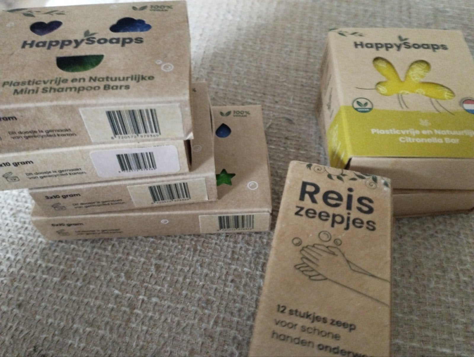 HappySoaps Zeep, Shampoo, Opbergblikjes & Zeephouders, Ophalen of Verzenden, Nieuw, Bad & Douche