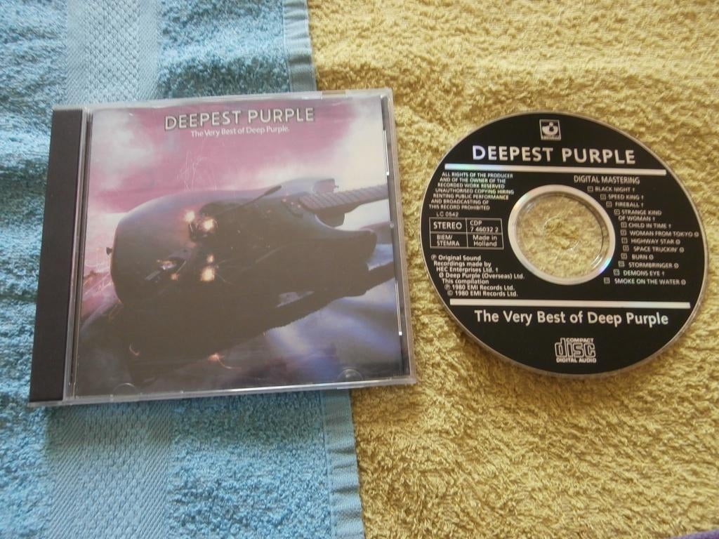 CD - Deep Purple - Deepest Purple., Ophalen of Verzenden, Zo goed als nieuw, Poprock