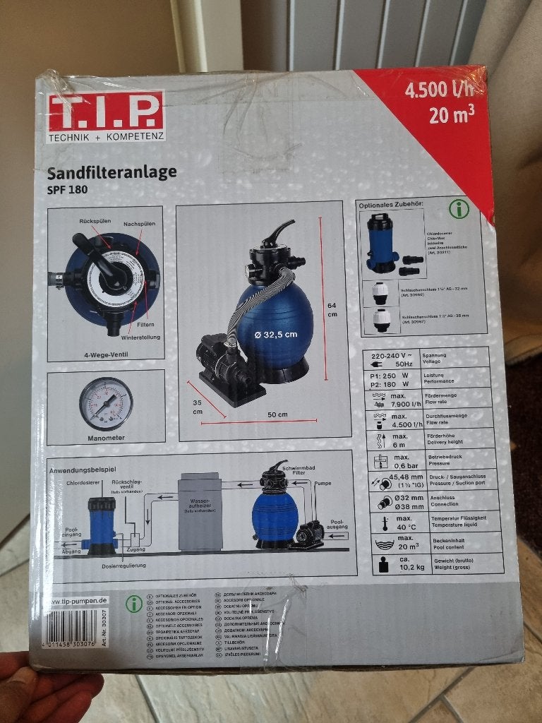 Zandfilterpomp, Tuin en Terras, Ophalen, Gebruikt, Zwembadpomp