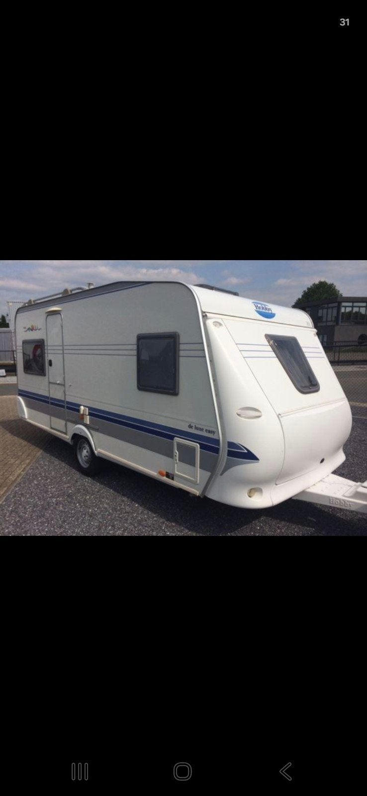 caravan Hobby 460UFE/mover/luifel/tent/fietsenrek/geenschade, Caravans en Kamperen, Mover, Rondzit, Hobby, Particulier