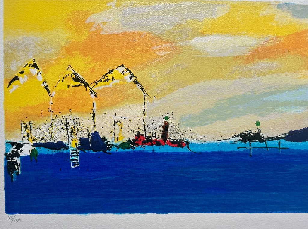 Zeefdruk Henk Kuijpers - Drograti  Zomeropruiming, Antiek en Kunst, Verzenden