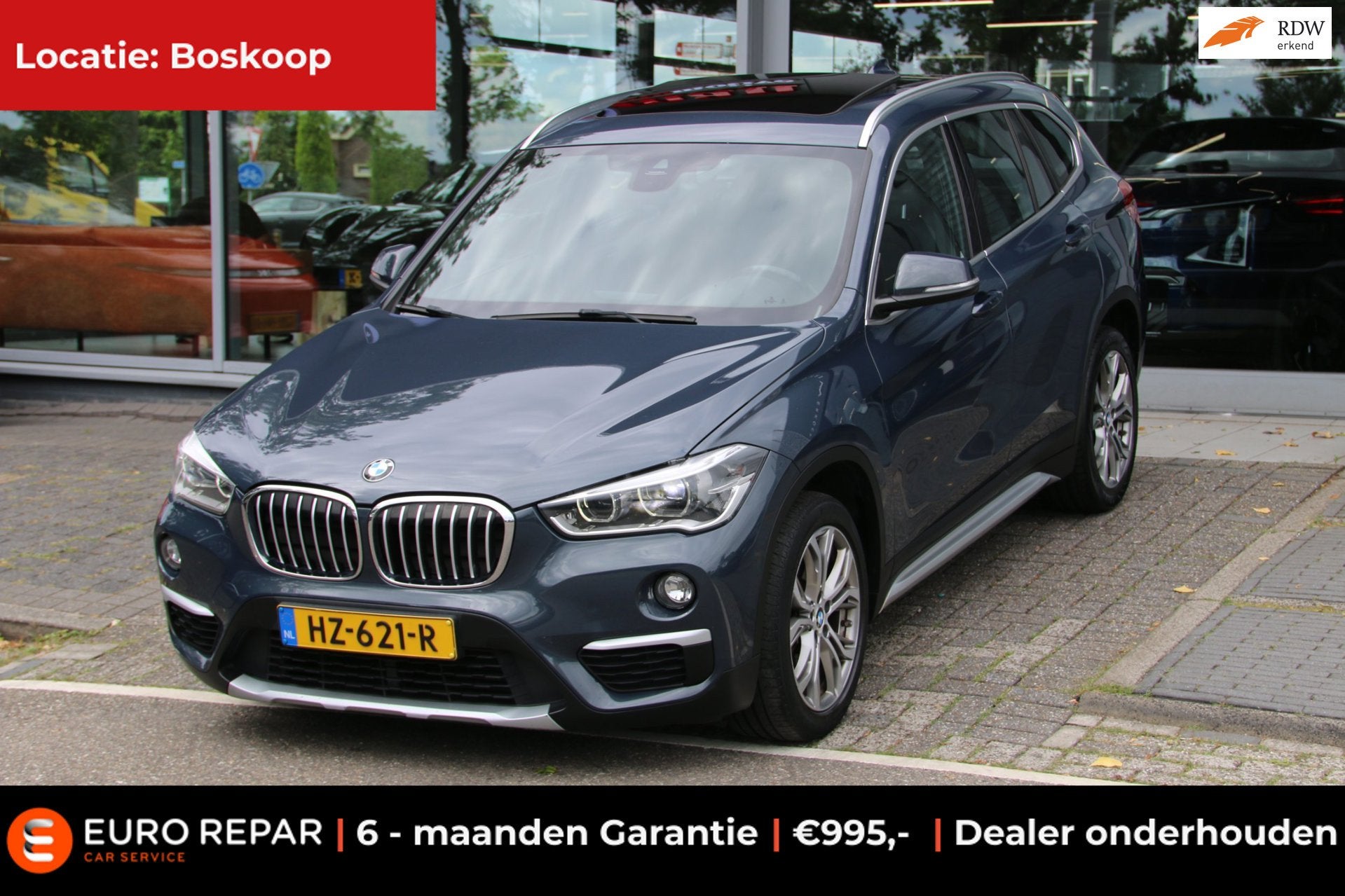 BMW X1 SDrive20i DEALER OND. PANO-DAK NL-AUTO NAP!, 1998 cc, Automatische klimaatregeling, Bedrijf, SUV of Terreinwagen