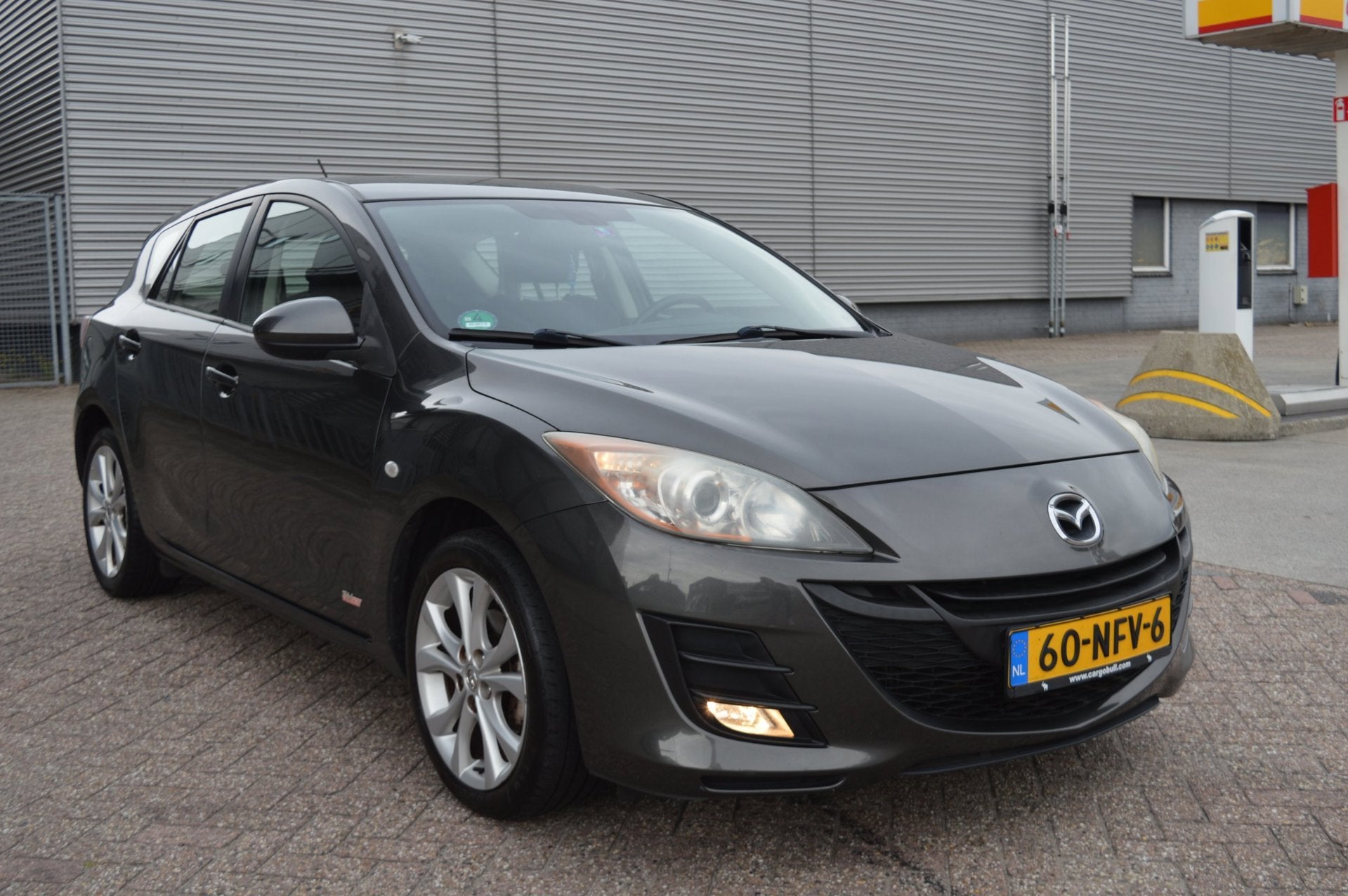 Mazda 3 1.6 GT-M Line bj10 ecc cruise leuke auto, Auto's, Mazda, Voorwielaandrijving, Stof, Gebruikt, Zwart