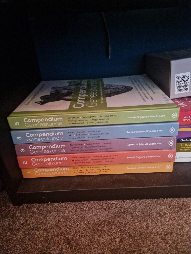 Compendium geneeskunde boeken, Ophalen of Verzenden, Beta, Gelezen, WO