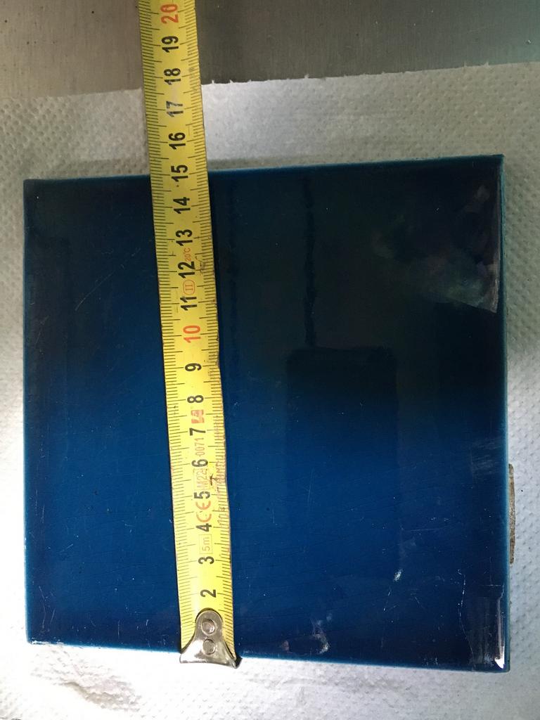 blauwe antieke wandtegels, 100 jaar oud, Ophalen of Verzenden