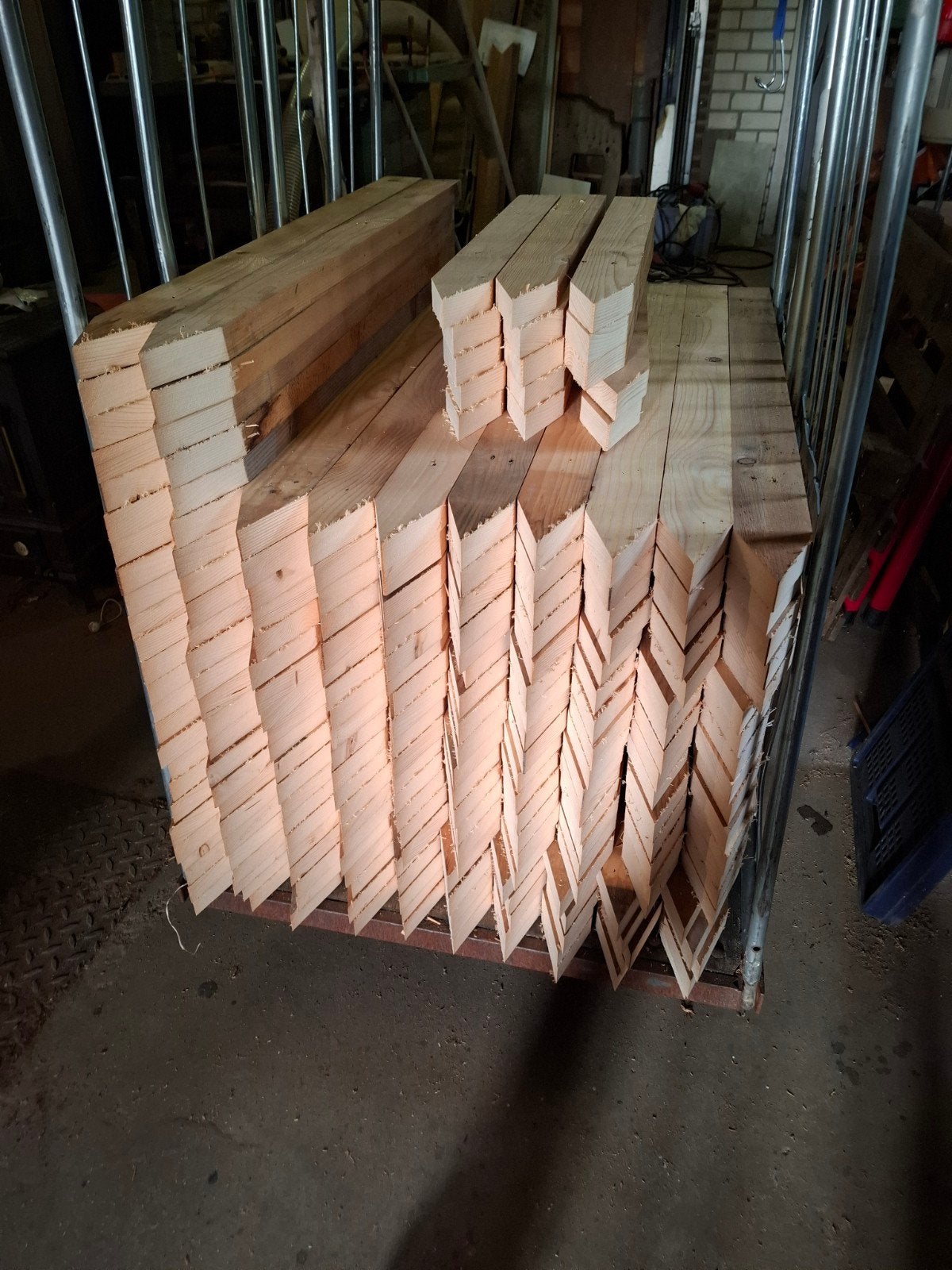 zware kwaliteit piketten, Tuin en Terras, Ophalen, Nieuw, Minder dan 180 cm, Palen