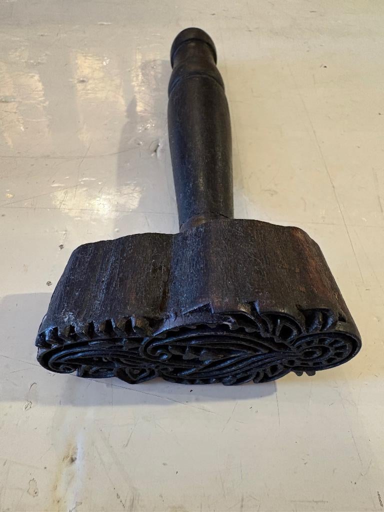 Set van 2 Originele Batik Stempels., Antiek en Kunst, Curiosa en Brocante, Ophalen of Verzenden