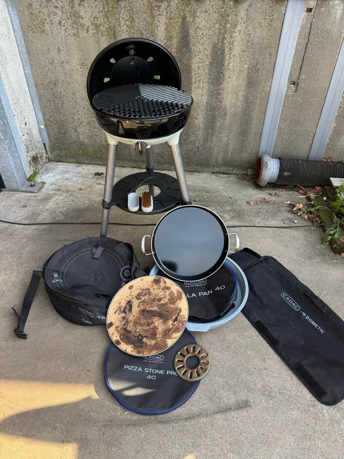 Cadac Carri Chef 40 BBQ met veel accessoires, Ophalen of Verzenden, Gebruikt