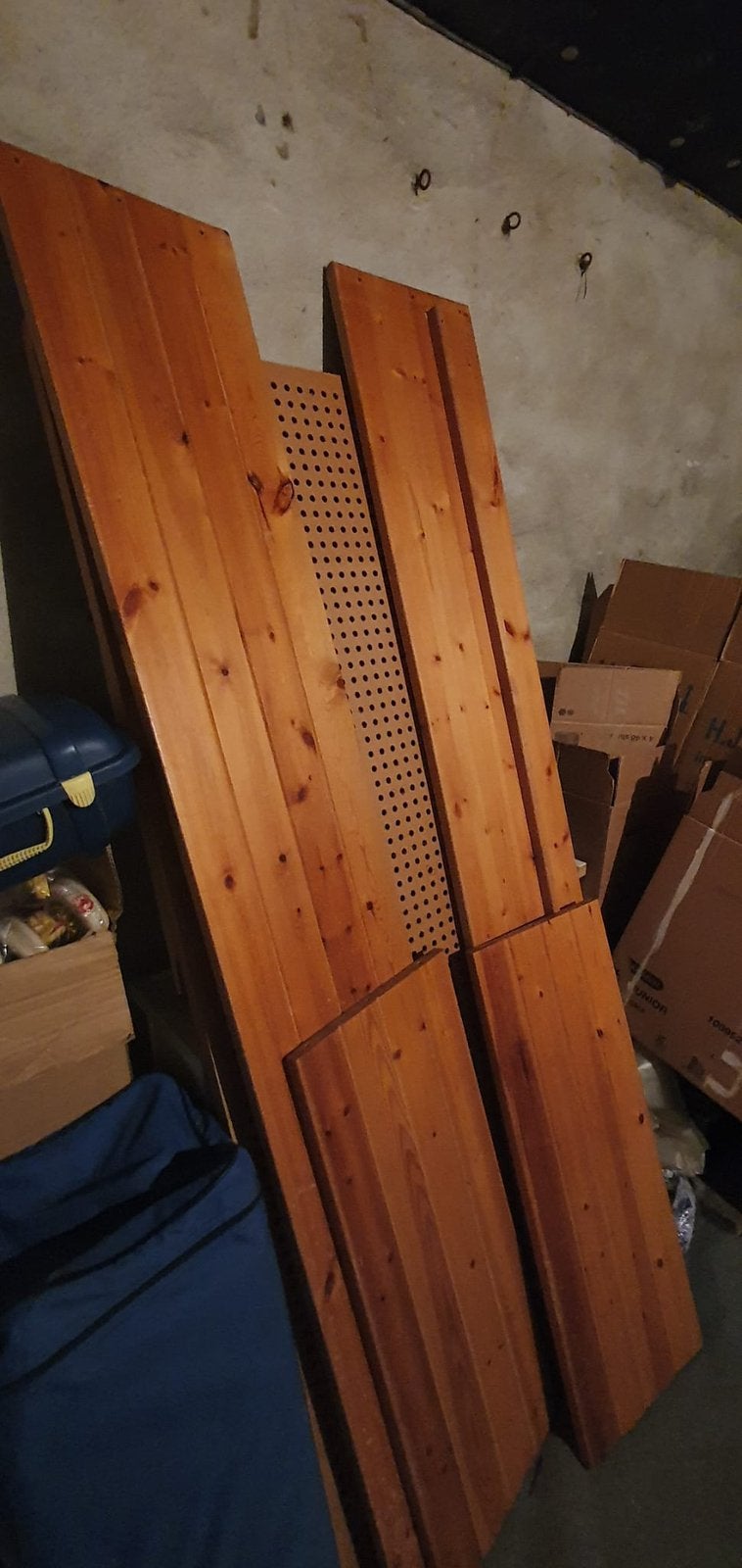 Grenen bed 200 bij 90, incl bodem, Ophalen, Gebruikt, 90 cm, Eenpersoons