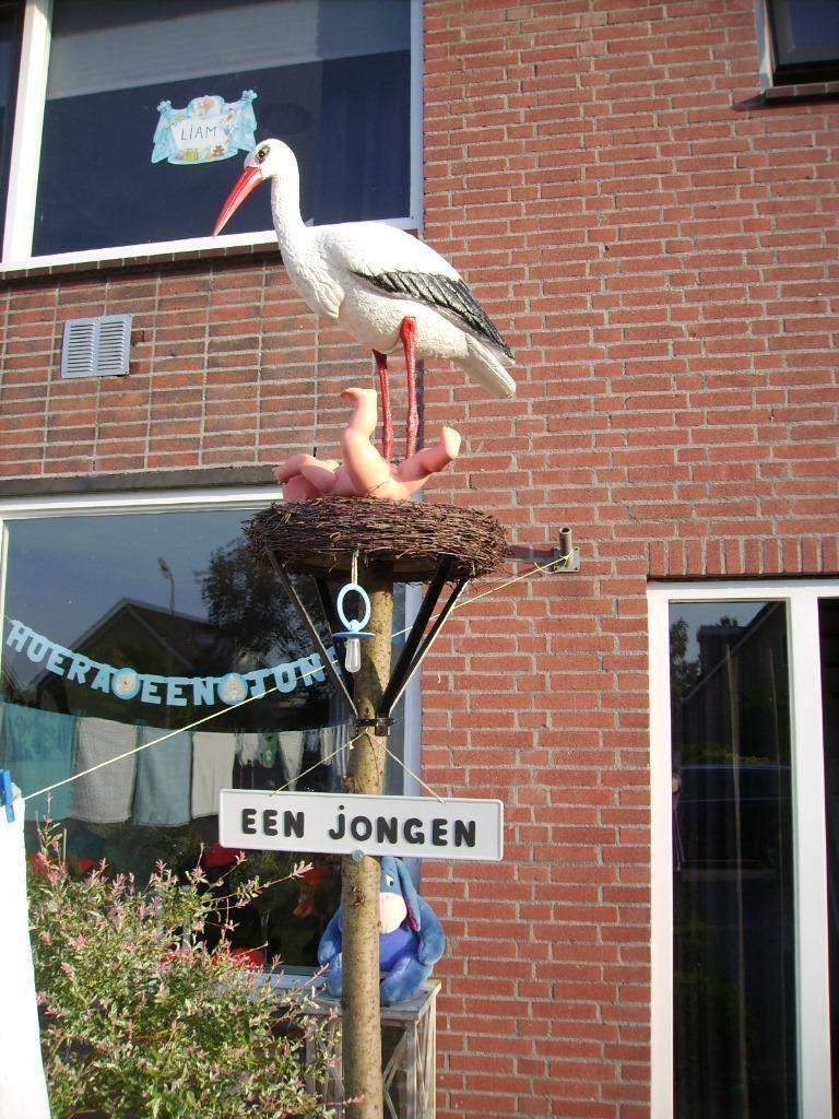 Te Huur: Ooievaar op nest, Hobby en Vrije tijd, Ophalen, Gebruikt, Geboorte of Huwelijk