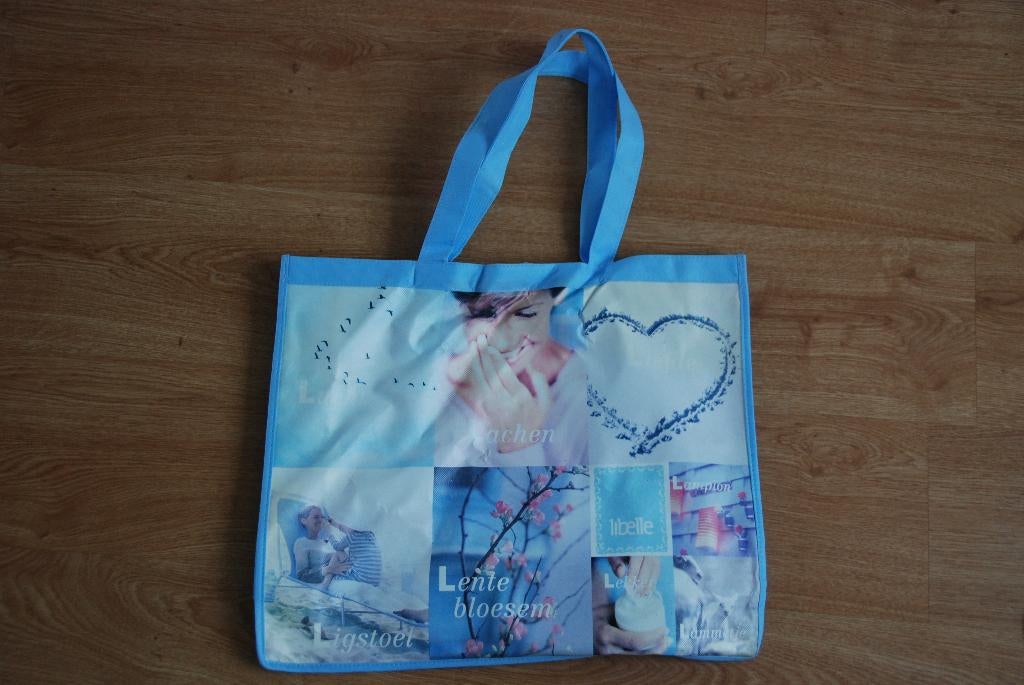 Nieuwe Libelle shopper / tas blauw, Verzenden, Nieuw, Blauw, Shopper