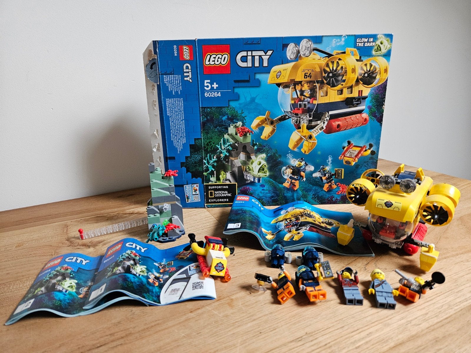 Lego City Diepzee Onderzeeër 60264 - Compleet, Kinderen en Baby's, City, Inclusief instructies, Lego, Ophalen of Verzenden