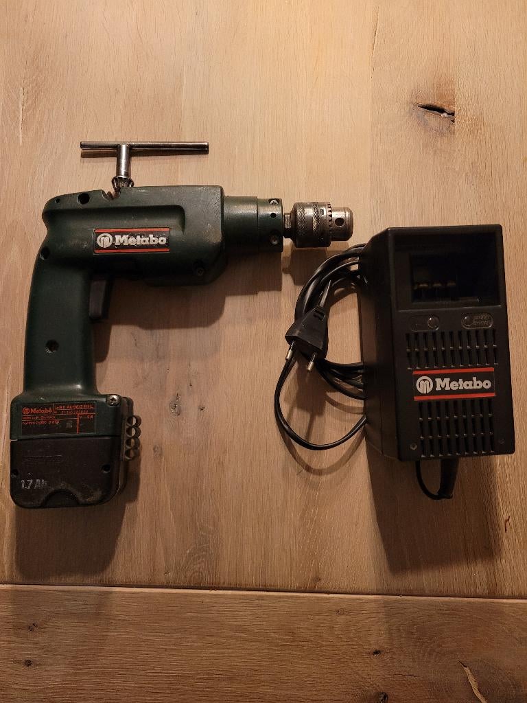 Metabo accu boormachine, Doe-het-zelf en Verbouw, Gereedschap | Boormachines, Ophalen, Gebruikt, Boor- en Schroefmachine, Variabele snelheid