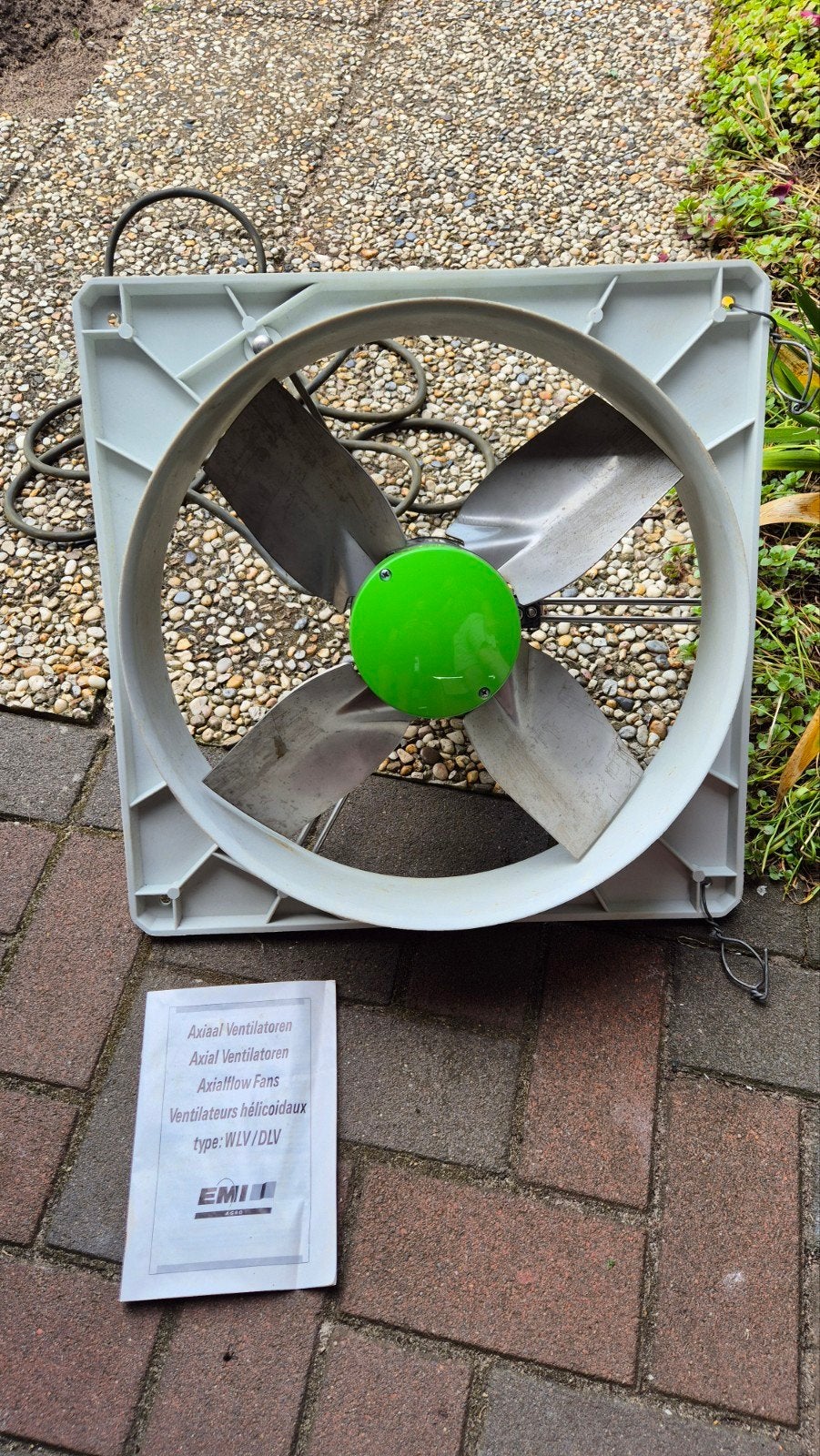 EMI Axiaal Ventilator WLV-4/400 - Zo goed als nieuw, Ophalen of Verzenden, Zo goed als nieuw, Ventilator