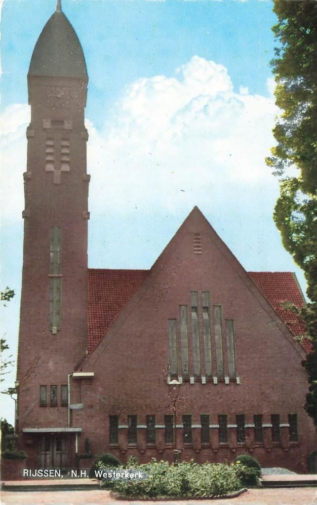 Rijssen, Ned. Herv. Westerkerk, Ophalen of Verzenden, 1960 tot 1980, Gelopen, Overijssel