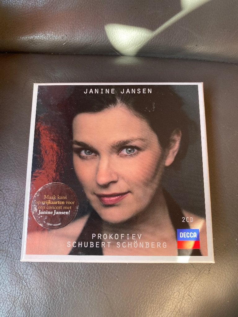 Janine Jansen - Prokofiev, Schubert, Schönberg (2CD), Modernisme tot heden, Ophalen of Verzenden, Zo goed als nieuw, Inclusief boekje