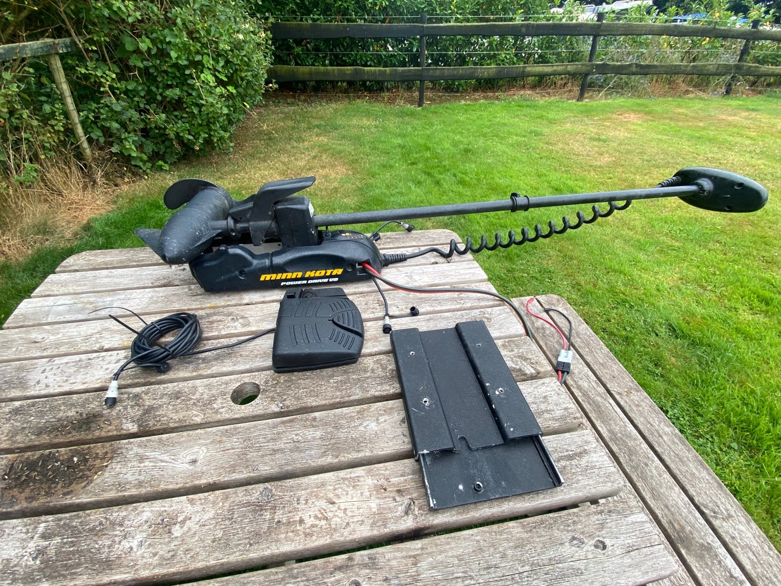 Fronttroller boegmotor Minn Kota power drive v2 70lb, Ophalen, Zo goed als nieuw