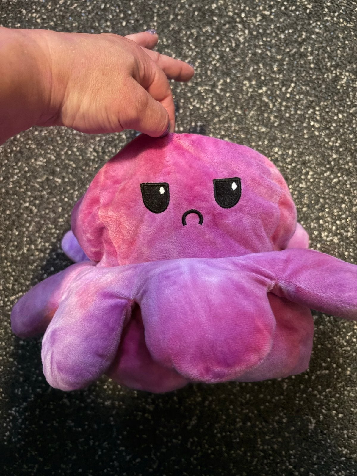 Omkeerbare Octopus Knuffel - Roze/Paars, Ophalen of Verzenden, Zo goed als nieuw, Roze, Overige typen